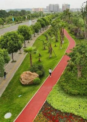 綿陽城區(qū)添新景！7萬余平方米景觀大道亮相，市民休閑再添好去處